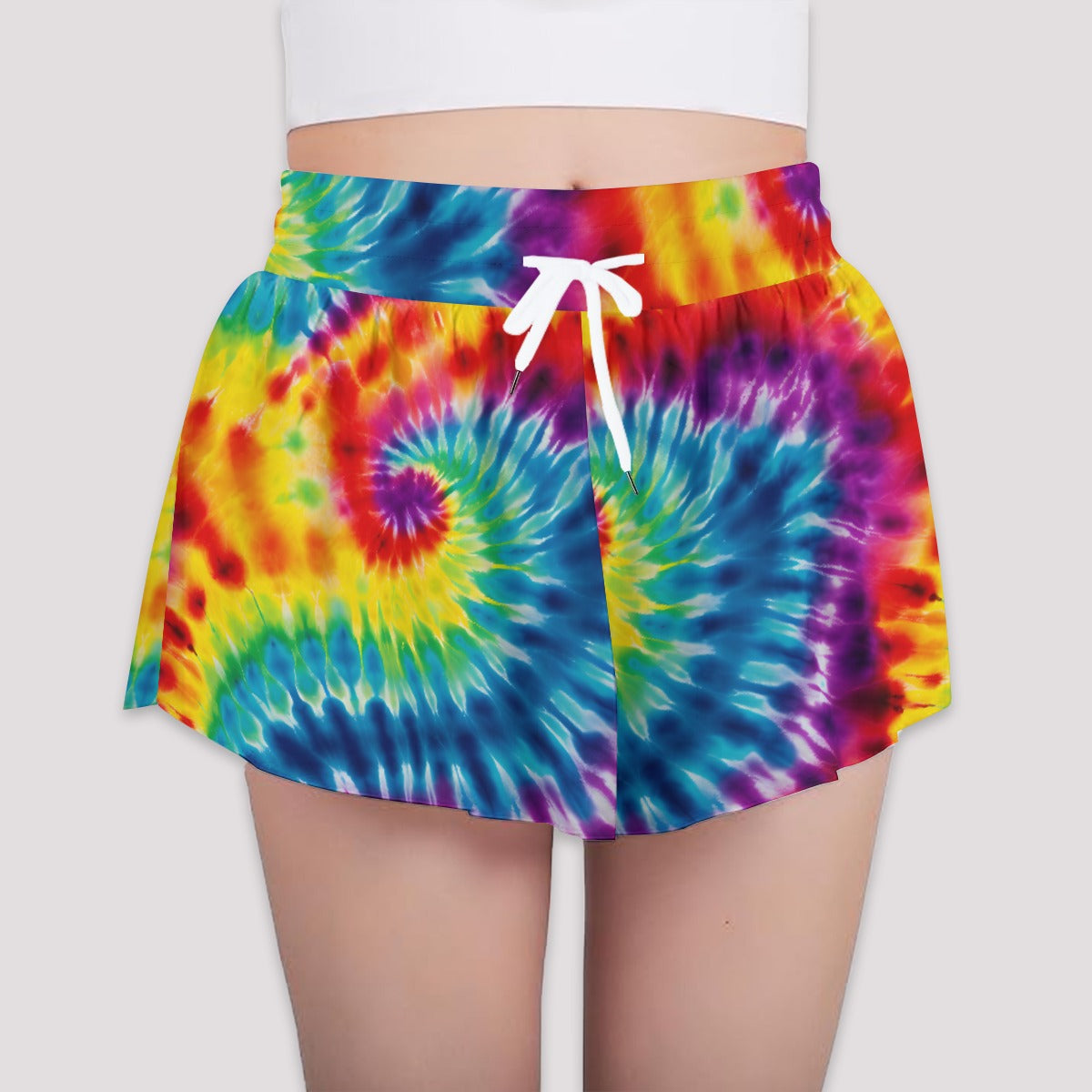 19 Tie Dye Designs, Girls Sports Culottes, Butterfly Shorts w/ Pocket