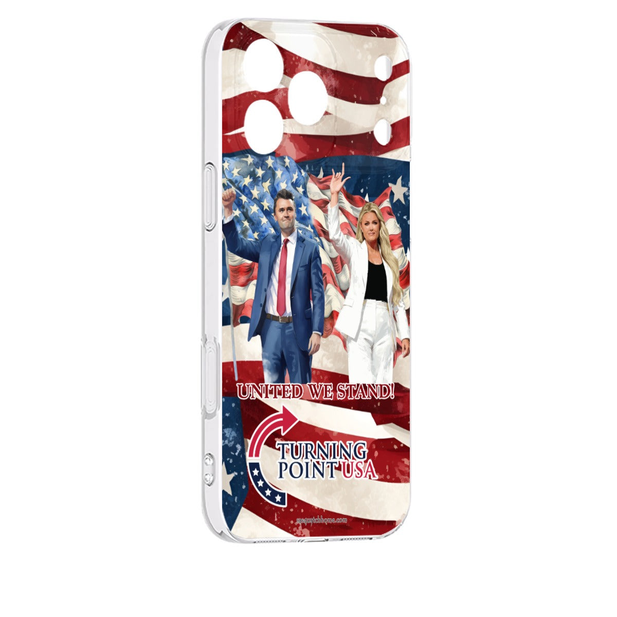 Charlie & Erika Kirk, IPhone 17 Series (4 models) TP Cell Mobile Phone Case