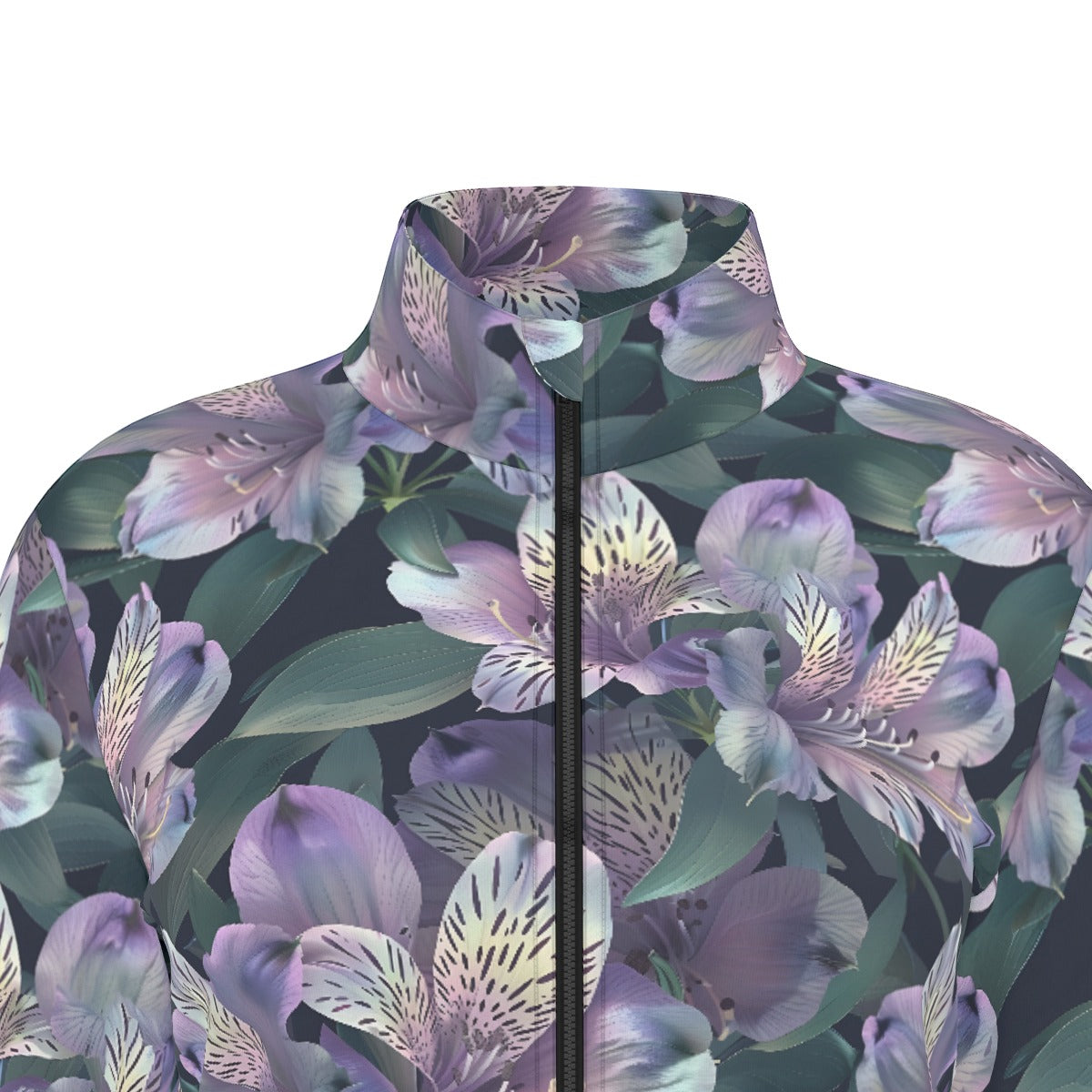 10 Flower Designs, Women’s Long Sleeve Thumbhole Jacket