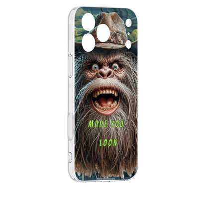 Bigfoot Sasquatch "Made you look",  IPhone 17 Series (4 models) TP Cell Mobile Phone Case