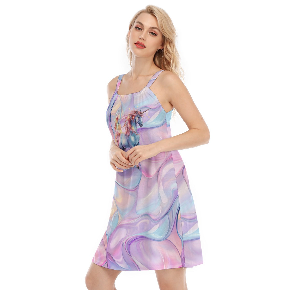 Unicorn, Woman’s Sleeveless Cami Dress