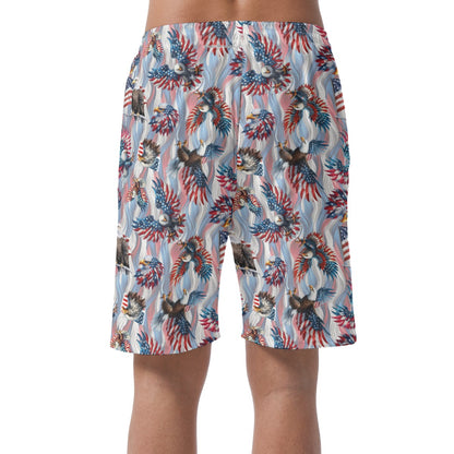 8 Patriot Designs, Men’s Lightweight Casual Shorts