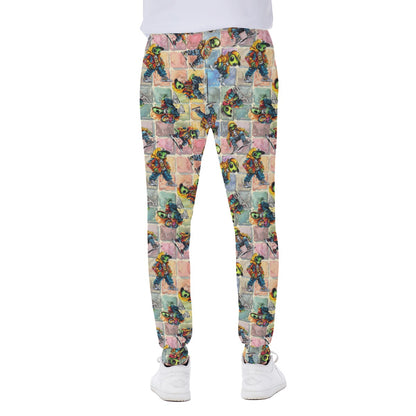 10 Bigfoot / Sasquatch Designs, Men’s Sweatpants w/ Back Pocket