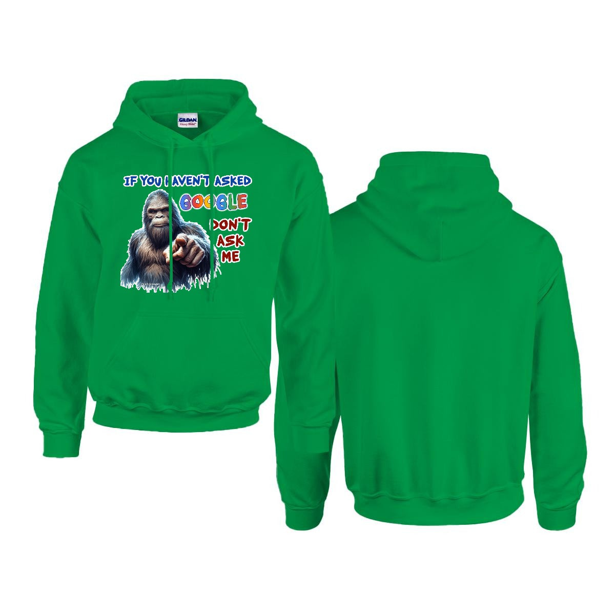 Sasquatch, Bigfoot Design, Gildan 18500 Poly-Cotton Hoodie