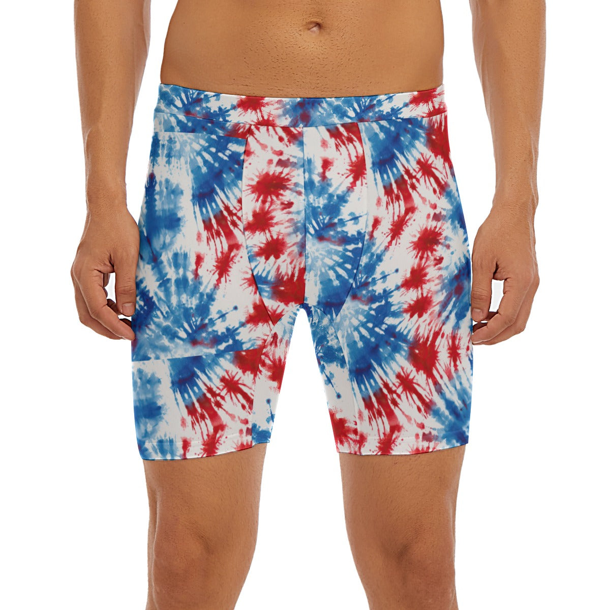 9 Tie Dye Designs, Men’s Long Boxer Briefs