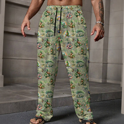 10 Bigfoot / Sasquatch Designs, Men’s Loose Casual Pants W/ Pocket