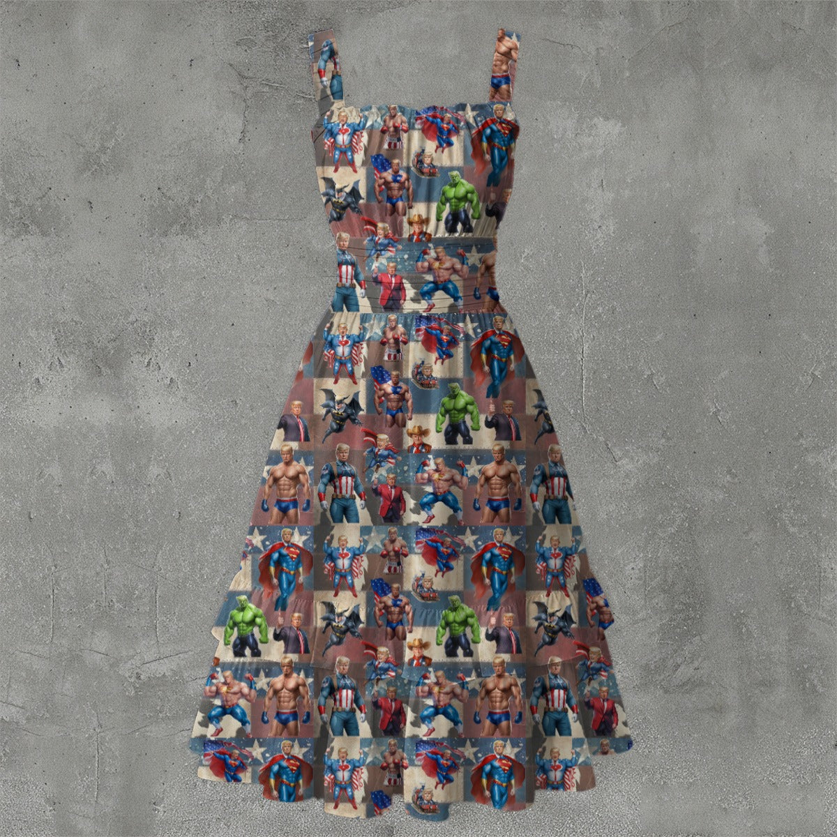 10 Donald Trump Designs, Women’s Ruffle Hem Dress