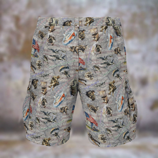 Military Design, Men’s Cargo Shorts