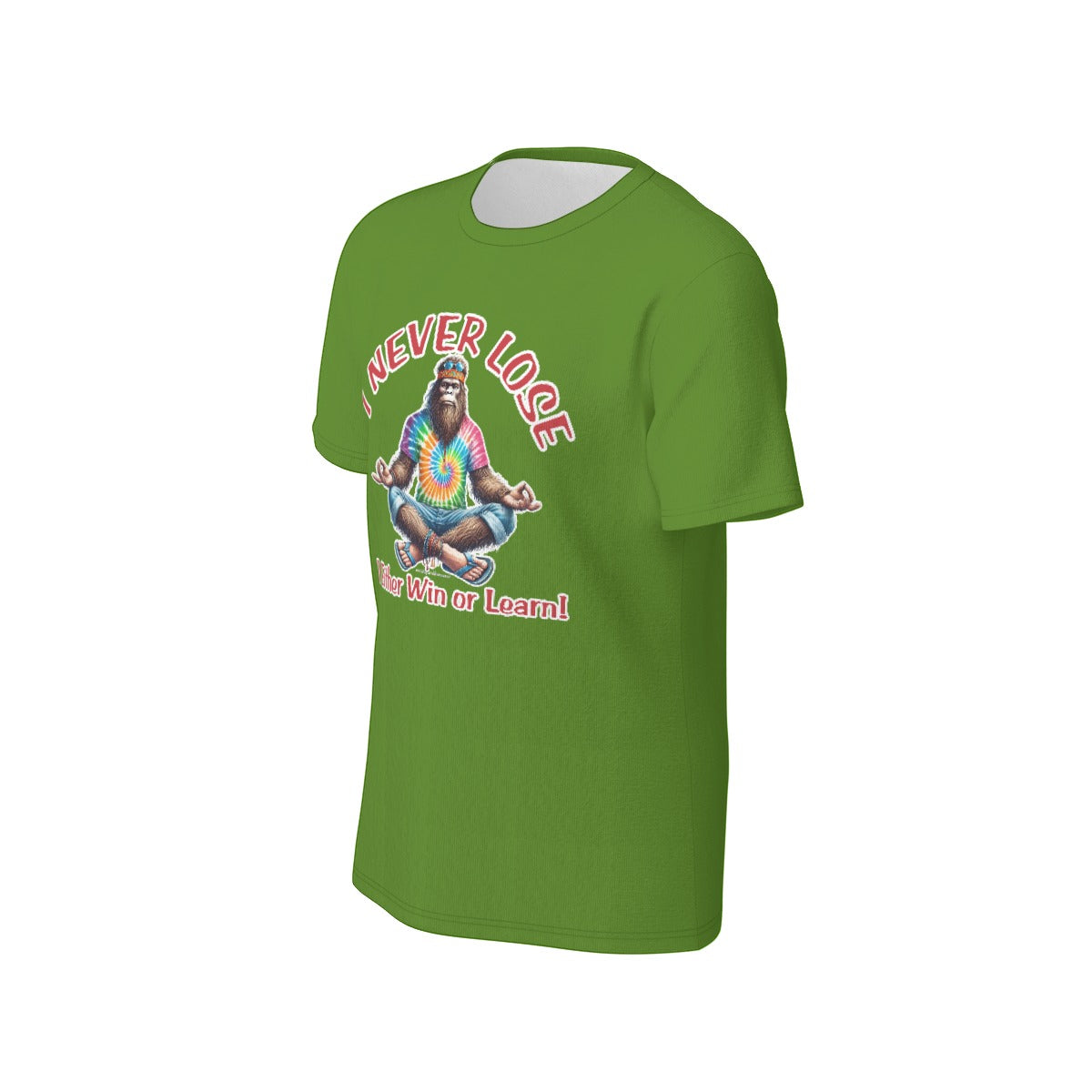 Bigfoot / Sasquatch, "I never lose..", Unisex Short Sleeve O-Neck Cotton T Shirt