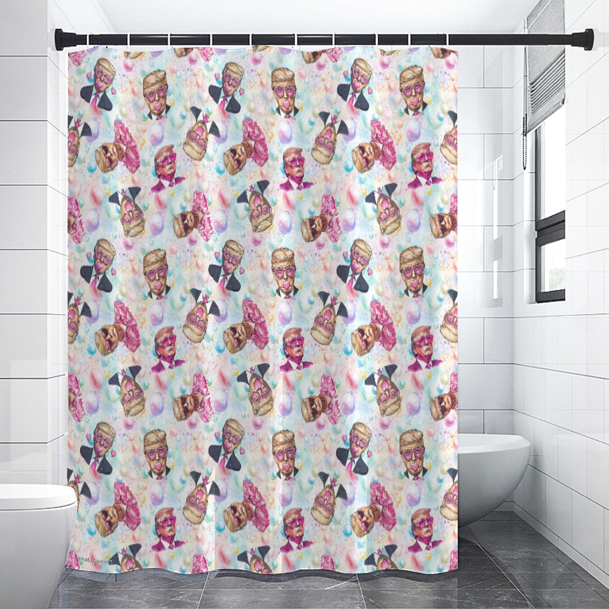 20 Donald Trump Designs, Polyester Shower Curtain in 4 sizes