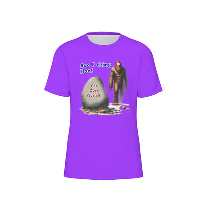 Bigfoot / Sasquatch "Boo f cking hoo..", Unisex Short Sleeve O-Neck Cotton T Shirt