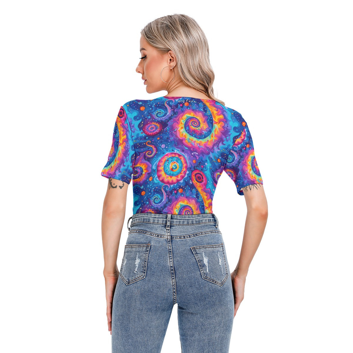 Hippie Bigfoot / Sasquatch, Women’s Short Sleeve Body Suits