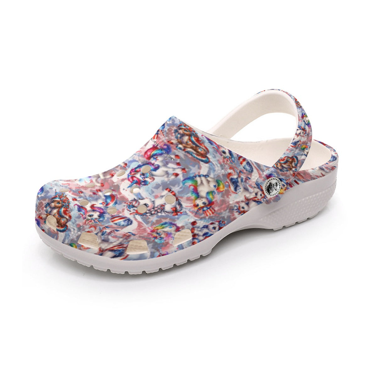 8 Patriotic Designs, Women's Classic Clogs