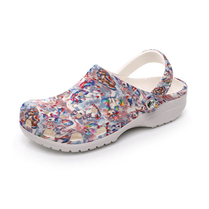 8 Patriotic Designs, Women's Classic Clogs