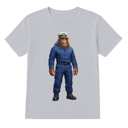 Bigfoot Sasquatch Coast Guard T-Shirt Gildan 5000 T Shirt