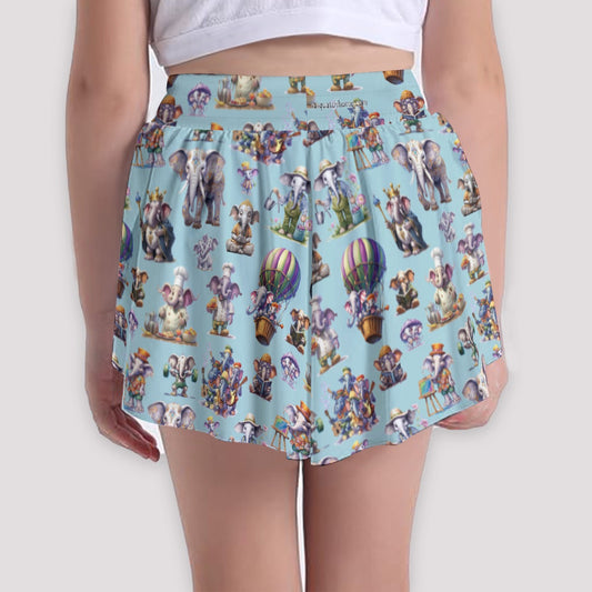 20 Misc Designs, Girls Sports Culottes, Butterfly Shorts w/ Pocket