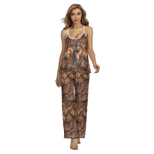 Bigfoot Cowboy, Women's Cami Pajamas Set