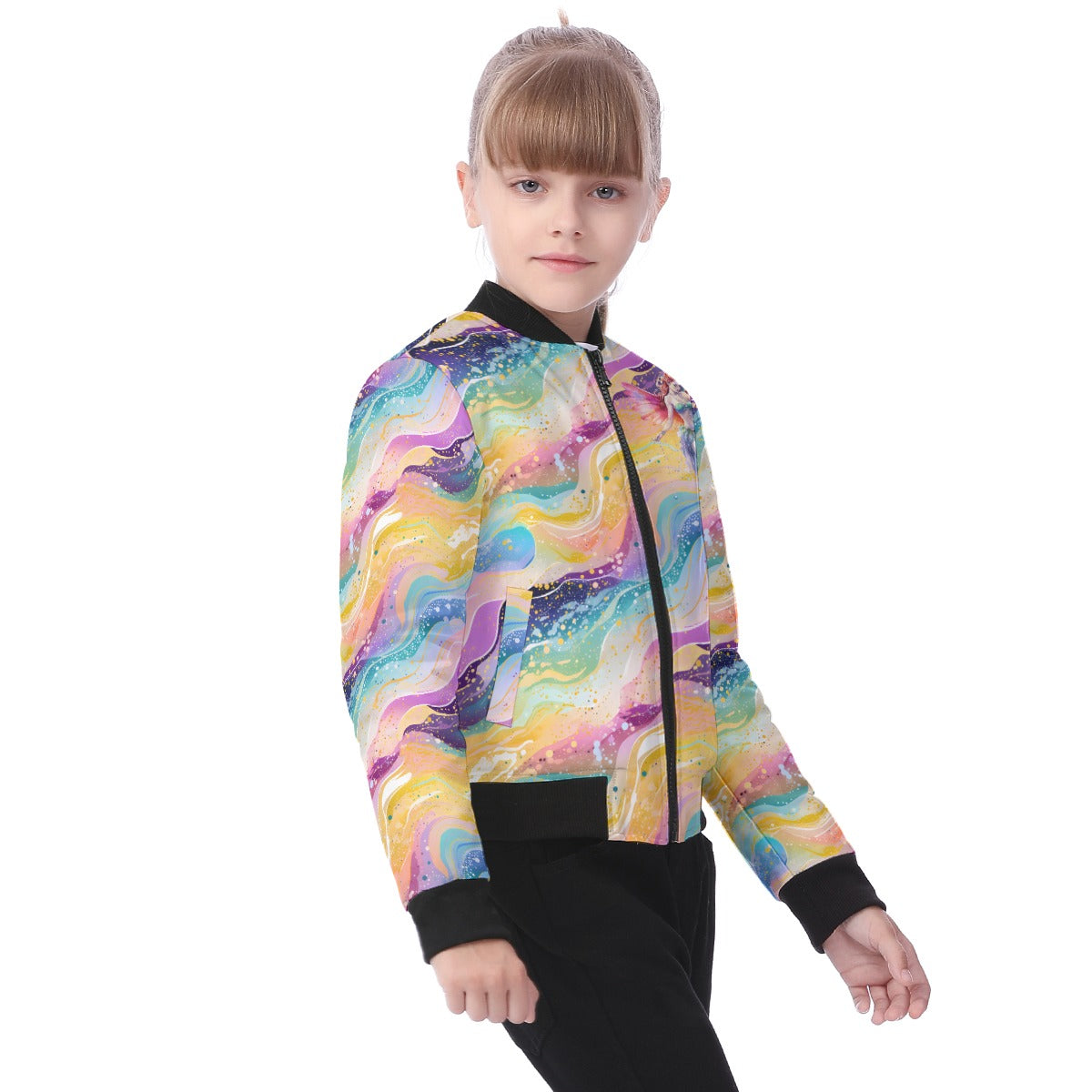 Rainbow Fairy, Kid’s Bomber Jacket