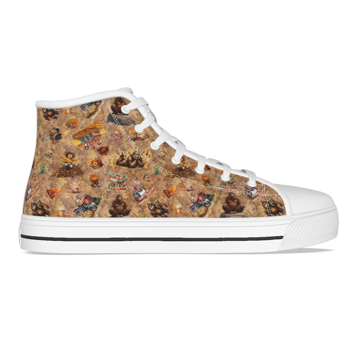 Bigfoot 1 Sasquatch Kid's Canvas Shoes - Set 1 of 2