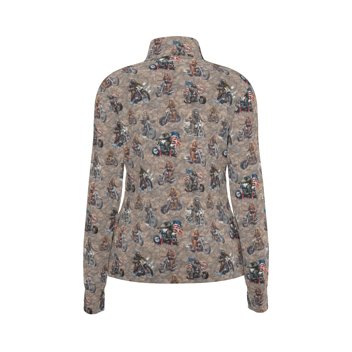 10 Bigfoot / Sasquatch Designs, Women’s Long Sleeve Thumbhole Jacket