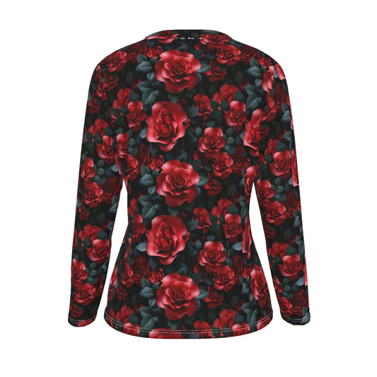 10 Beautiful Flower Designs, Women’s Oversized Cotton Tee Shirt