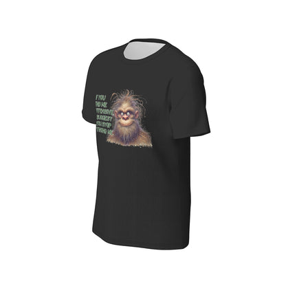 Bigfoot / Sasquatch "If you find me...", Unisex Short Sleeve O-Neck Cotton T Shirt
