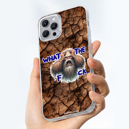 "What the F_ck" Bigfoot / Sasquatch iPhone 14 15 Series Mobile Phone Case | TPU
