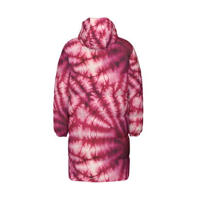 10 Tie Dye Designs, Long Down Jacket / Coat