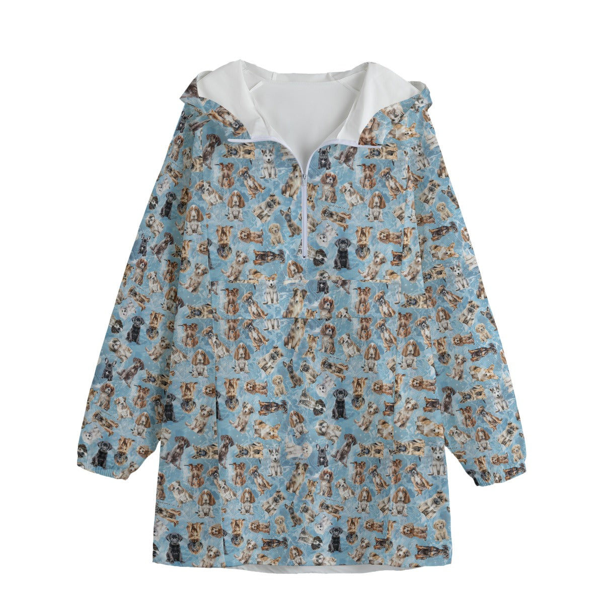 10 Animal Designs, Adult Windbreaker Long Jacket