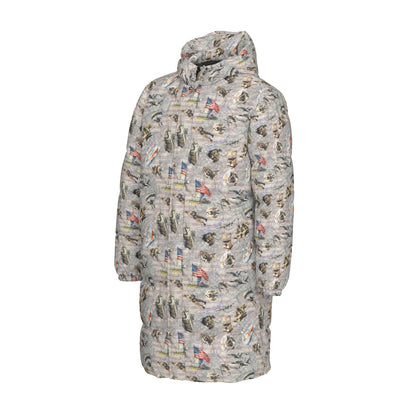 10 Misc Designs, Long Down Jacket / Coat