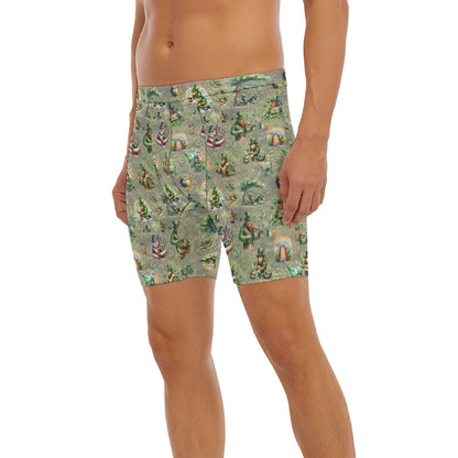 10 Bigfoot / Sasquatch Designs, Men’s Long Boxer Briefs
