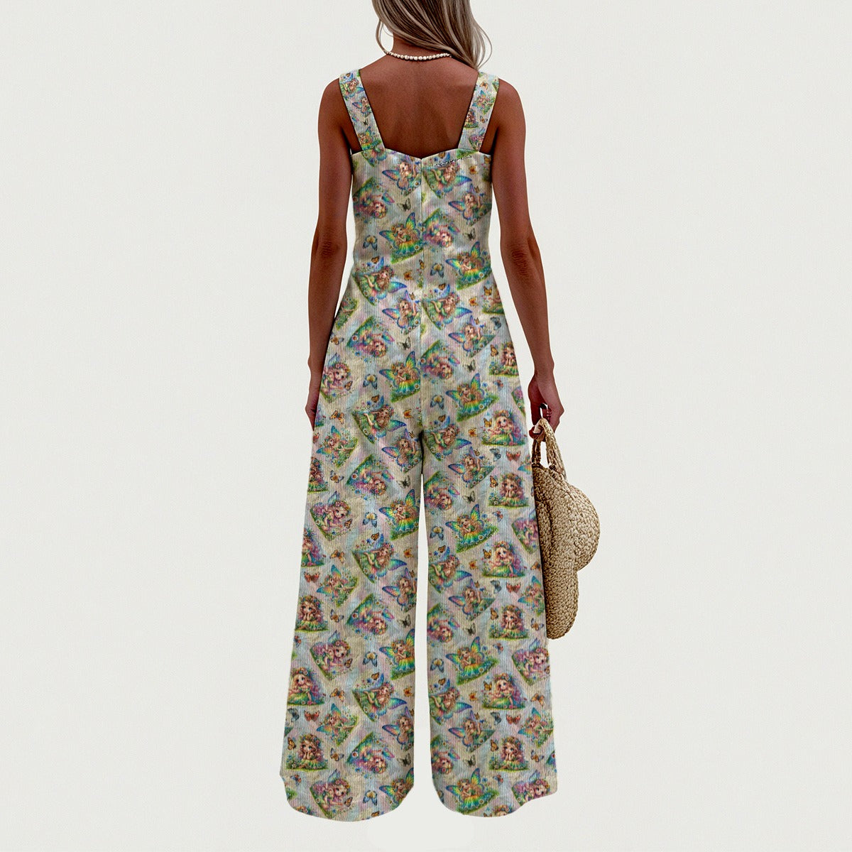 6 Fairy Designs, Women’s Wide Leg Jumpsuit