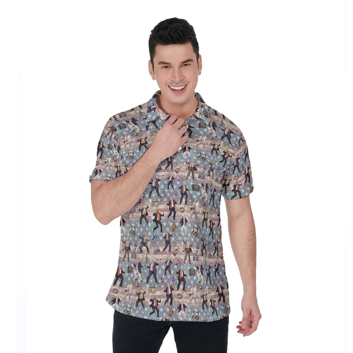 10 Donald Trump Designs, Men's Polo Shirts