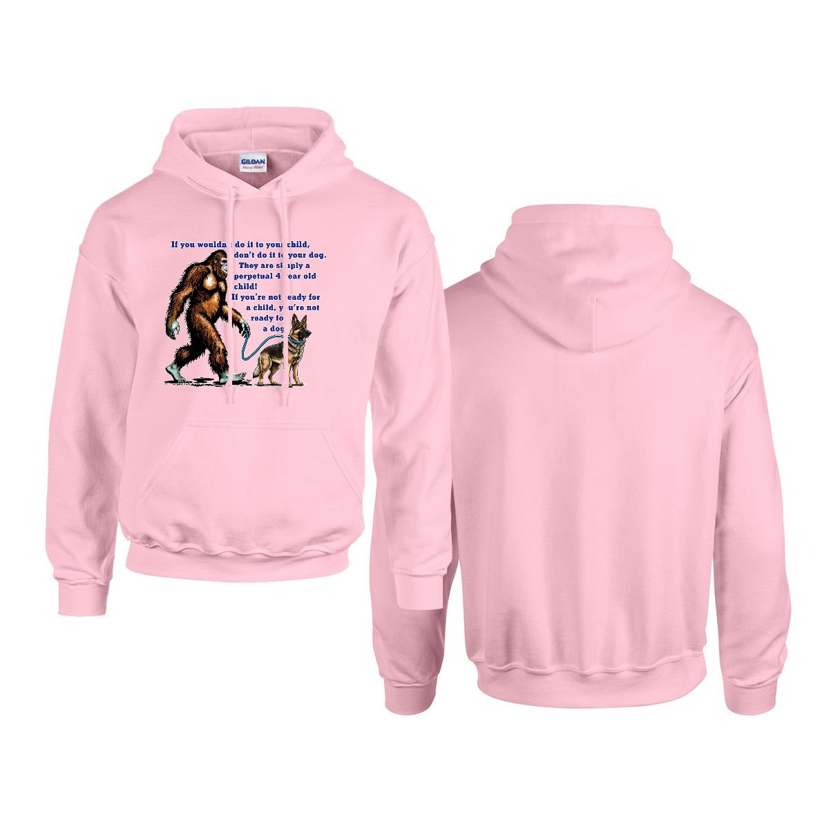 Sasquatch, Bigfoot Design, Gildan 18500 Poly-Cotton Hoodie