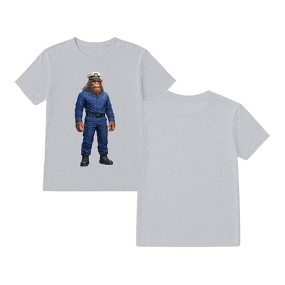 Bigfoot Sasquatch Coast Guard T-Shirt Gildan 5000 T Shirt