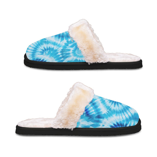 19 Tie Dye Designs, Women’s Plush, Fluffy Slippers