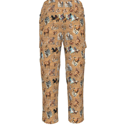 10 Animal Designs, Men’s Cargo Pants w/ Pockets