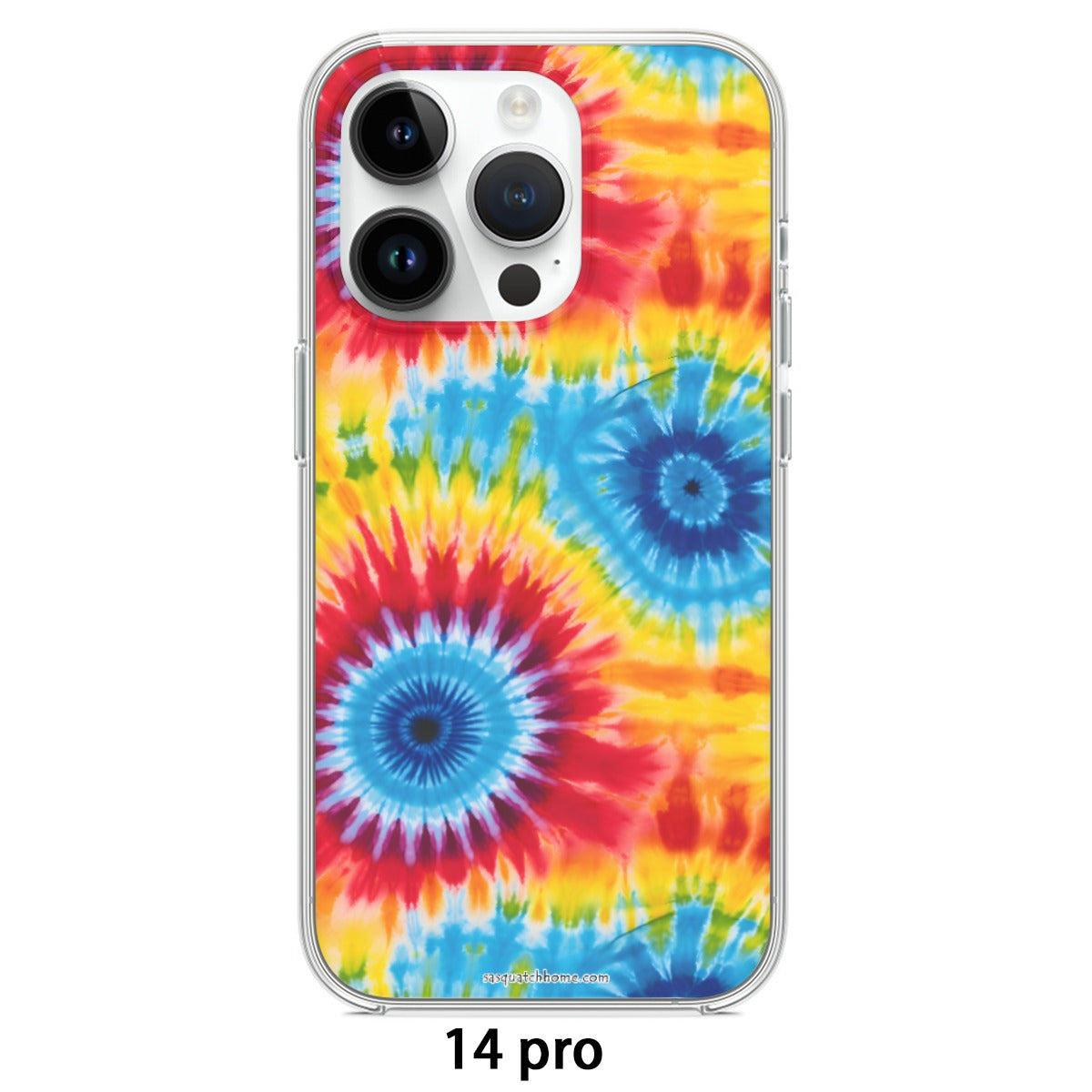 10 Tie Dye Designs, iPhone 14 15 Series Mobile Phone Case, Tie Dye Iphone case