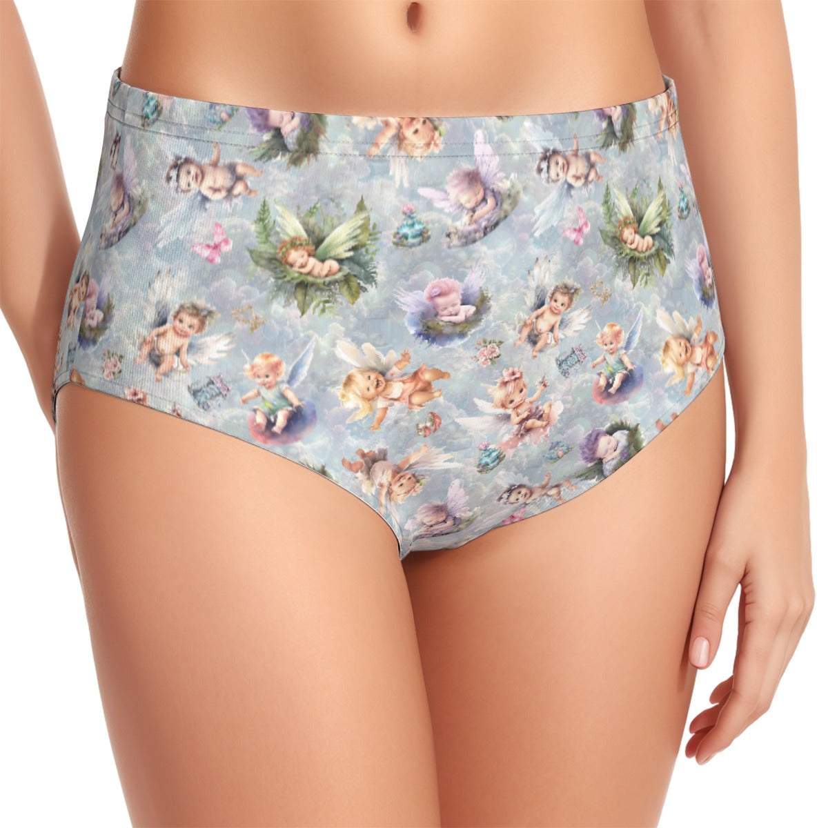 6 Fairy Designs, Women’s Bikini Halter Swimsuit, Two Piece Set