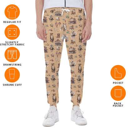 10 Misc Designs, Men’s Sweatpants w/ Back Pocket