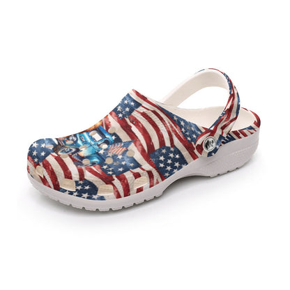 Bigfoot / Sasquatch Patriot, Women's Classic Clogs