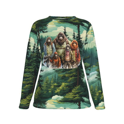 Bigfoot Family, Women’s Cotton Oversized Tee Shirt