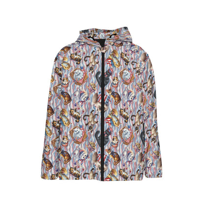 8 Patriotic Designs, Children’s Waterproof & Windproof Jacket