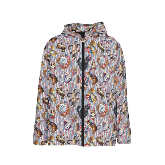 8 Patriotic Designs, Children’s Waterproof & Windproof Jacket