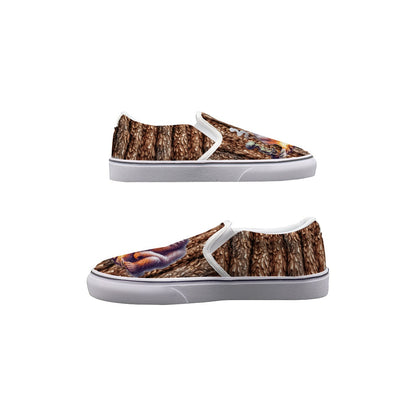 Bigfoot, Sasquatch Kids Slip On Canvas Sneakers, Slip On Shoes, No Touch Shoes