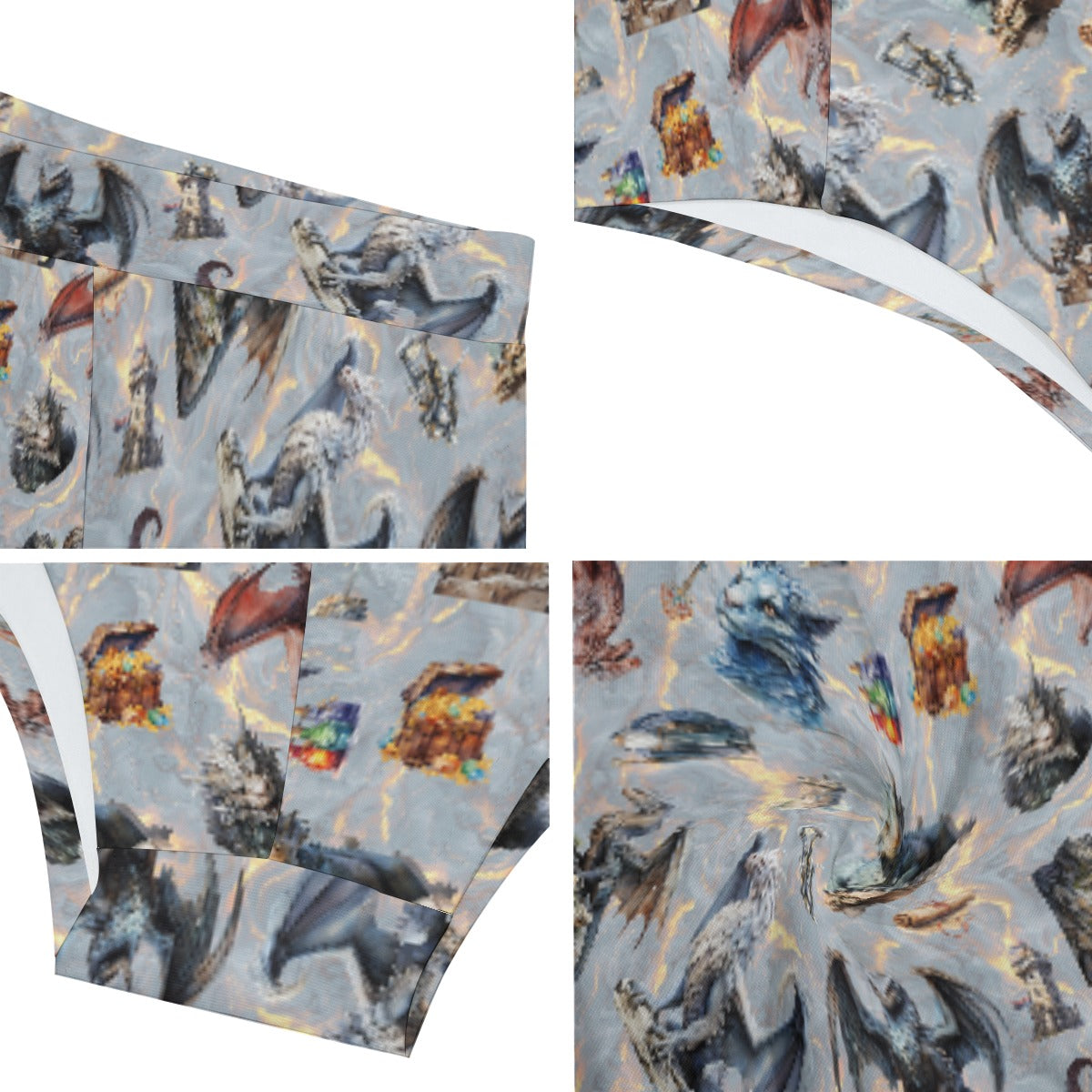 10 Misc Designs, Men’s Polyester Triangle, Low Rise Underwear