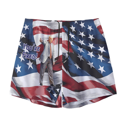Donald Trump "You're Fired", Men’s Sports, Pocketed Shorts