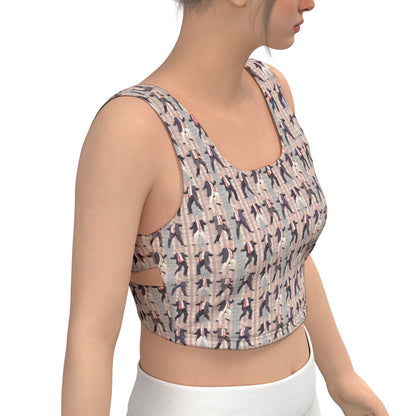 Donald Trump, MAGA  Women's Back Cross Sports Bra