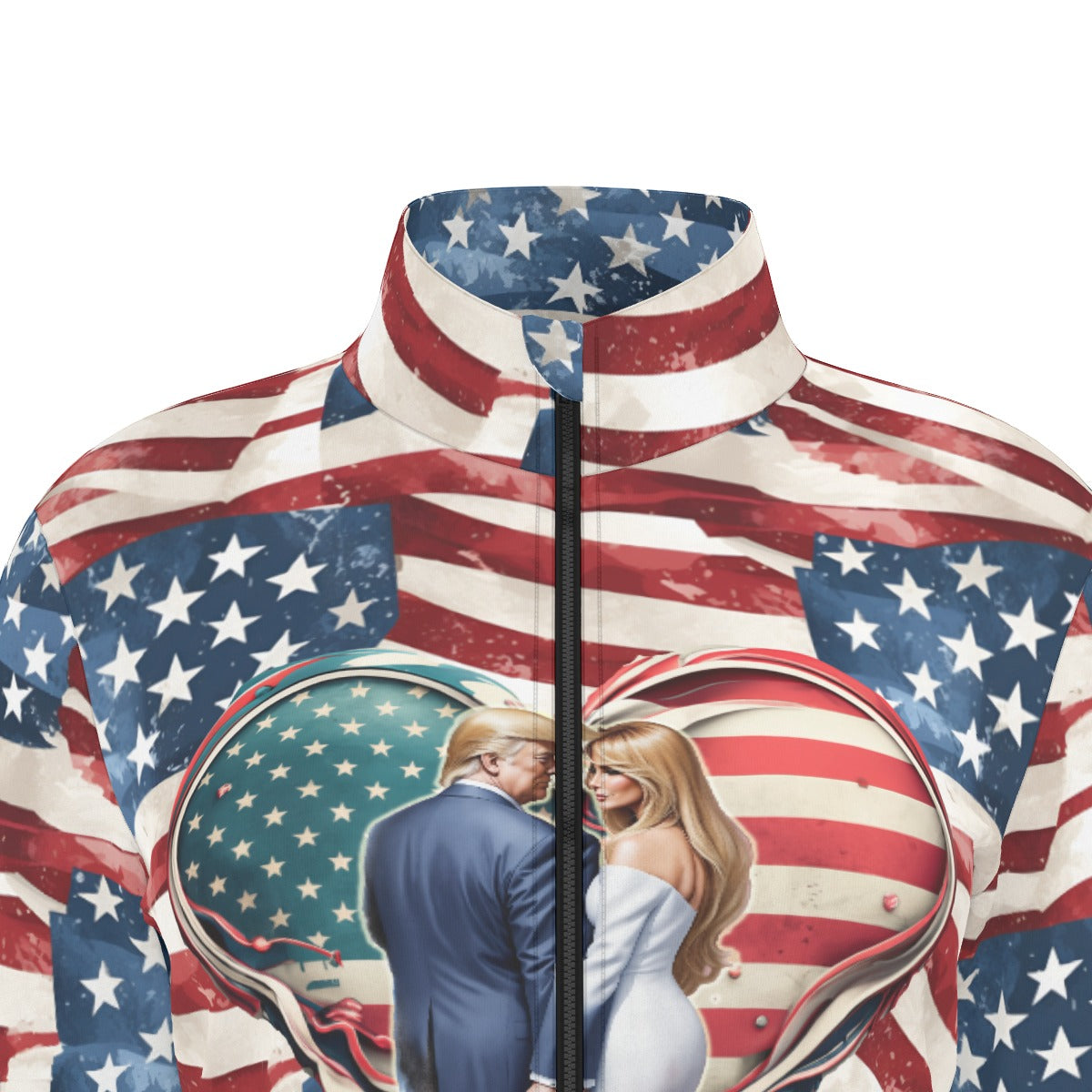 Donald & Melania Trump, Women’s Long Sleeve Thumbhole Jacket