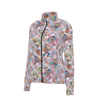 8 Patriotic Designs, Women’s Long Sleeve Thumbhole Jacket